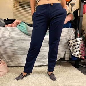 Blue Harvey Faircloth Mid-rise straight-leg pant